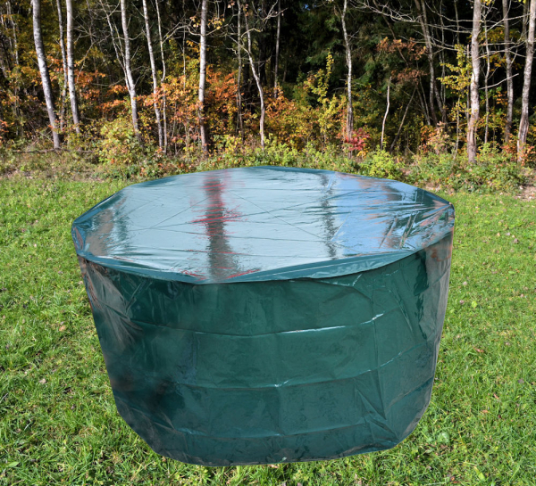 Premium-Möbel-Abdeckhaube (rund Ø160cm) für Gartentisch